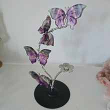 Load image into Gallery viewer, Rainbow Fluorite Butterfly Set
