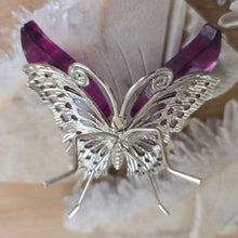 Load image into Gallery viewer, Magenta Fluorite Butterfly
