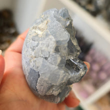 Load image into Gallery viewer, Celestite Cluster Egg
