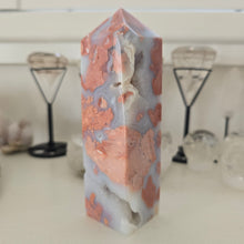 Load image into Gallery viewer, Pink Agate Tower
