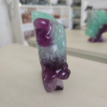 Load image into Gallery viewer, Rainbow Fluorite Owls

