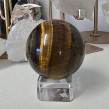 Load image into Gallery viewer, Tiger&#39;s Eye Sphere
