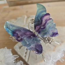 Load image into Gallery viewer, Rainbow Fluorite Butterfly
