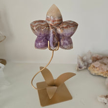 Load image into Gallery viewer, Amethyst Crazy Lace Agate Orchid
