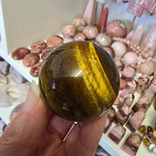 Load image into Gallery viewer, Tiger&#39;s Eye Sphere
