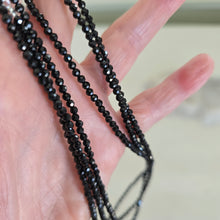 Load image into Gallery viewer, Black Spinel Faceted Necklace
