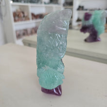Load image into Gallery viewer, Rainbow Fluorite Owls
