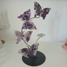Load image into Gallery viewer, Chevron Amethyst Butterfly Set
