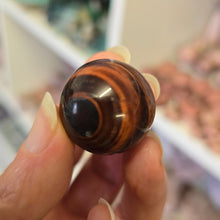 Load image into Gallery viewer, Red Tiger&#39;s Eye Sphere
