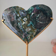 Load image into Gallery viewer, Ocean Jasper Heart
