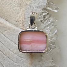 Load image into Gallery viewer, Pink Opal Sterling Silver Pendant

