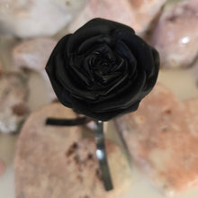 Load image into Gallery viewer, Black Obsidian Rose - Spinning Stand
