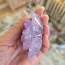 Load image into Gallery viewer, Amethyst Rose on Stand
