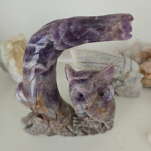 Load image into Gallery viewer, Chevron Amethyst Owl Tree Branch
