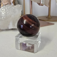 Load image into Gallery viewer, Red Tiger&#39;s Eye Sphere
