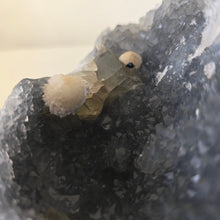 Load image into Gallery viewer, Blue Chalcedony with Mordenite and Calcite
