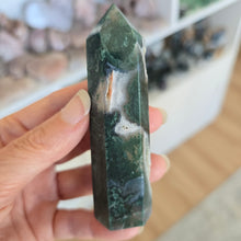 Load image into Gallery viewer, Moss Agate Tower
