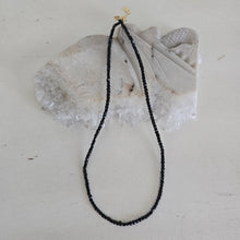 Load image into Gallery viewer, Black Tourmaline Faceted Necklace
