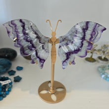 Load image into Gallery viewer, Feather Fluorite Butterfly Wings
