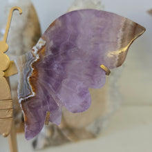 Load image into Gallery viewer, Amethyst Crazy Lace Agate Butterfly Wings
