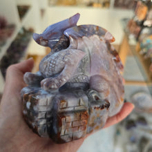 Load image into Gallery viewer, Flower Agate Dragon
