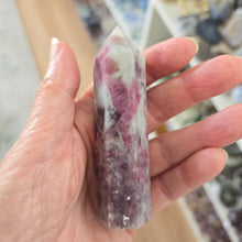 Load image into Gallery viewer, Pink Tourmaline Quartz Tower
