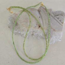 Load image into Gallery viewer, Peridot Faceted Necklace
