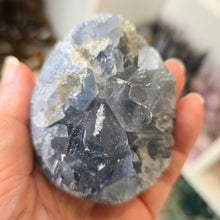 Load image into Gallery viewer, Celestite Cluster Egg
