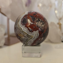 Load image into Gallery viewer, Mexican Crazy Lace Agate Sphere
