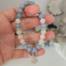 Load image into Gallery viewer, Angelite and Moonstone Bracelet
