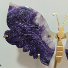 Load image into Gallery viewer, Charoite Wings - Rare
