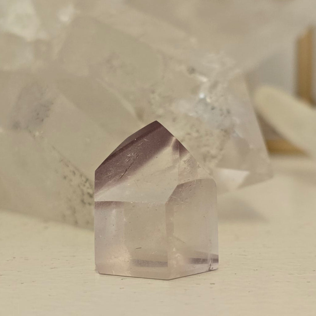 Pink Lithium Quartz Tower