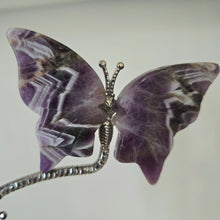 Load image into Gallery viewer, Chevron Amethyst Butterfly Set
