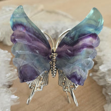 Load image into Gallery viewer, Rainbow Fluorite Butterfly
