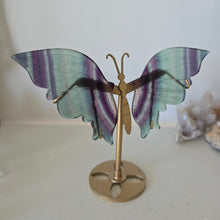 Load image into Gallery viewer, Fluorite Butterfly Wings
