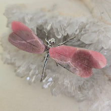 Load image into Gallery viewer, Rhodochrosite Dragonfly
