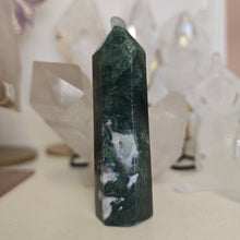 Load image into Gallery viewer, Moss Agate Tower
