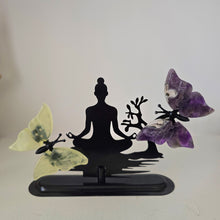 Load image into Gallery viewer, Yoga Lady - 2 Butterflies
