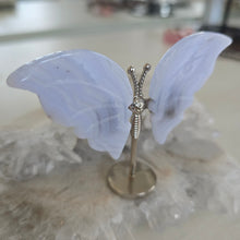 Load image into Gallery viewer, Blue Lace Agate Butterfly Wings
