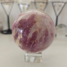 Load image into Gallery viewer, Pink Tourmaline Sphere
