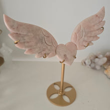 Load image into Gallery viewer, Pink Amethyst Heart Wings
