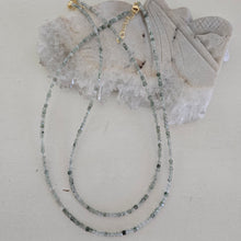 Load image into Gallery viewer, Green Rutile Quartz Faceted Necklace

