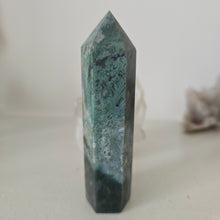 Load image into Gallery viewer, Moss Agate Tower
