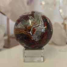Load image into Gallery viewer, Mexican Crazy Lace Agate Sphere
