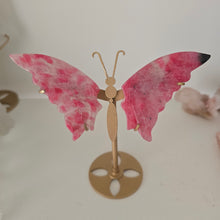 Load image into Gallery viewer, Rhodonite in Quartz Butterfly Wings
