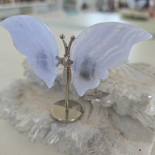 Load image into Gallery viewer, Blue Lace Agate Butterfly Wings
