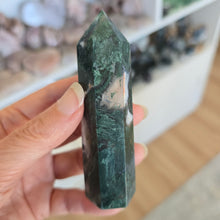 Load image into Gallery viewer, Moss Agate Tower
