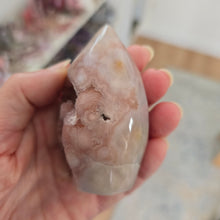 Load image into Gallery viewer, Pink Amethyst Flame with Stand

