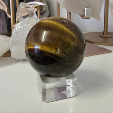 Load image into Gallery viewer, Tiger&#39;s Eye Sphere
