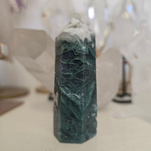 Load image into Gallery viewer, Moss Agate Tower
